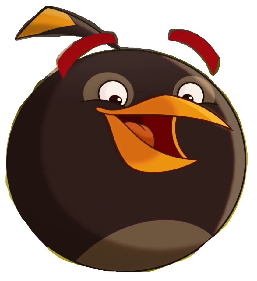Angry Birds - Bomb (PNG) by ChavoIsCutie on DeviantArt
