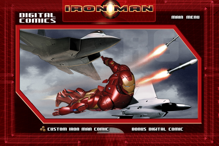 Iron Man DVD Menu 2