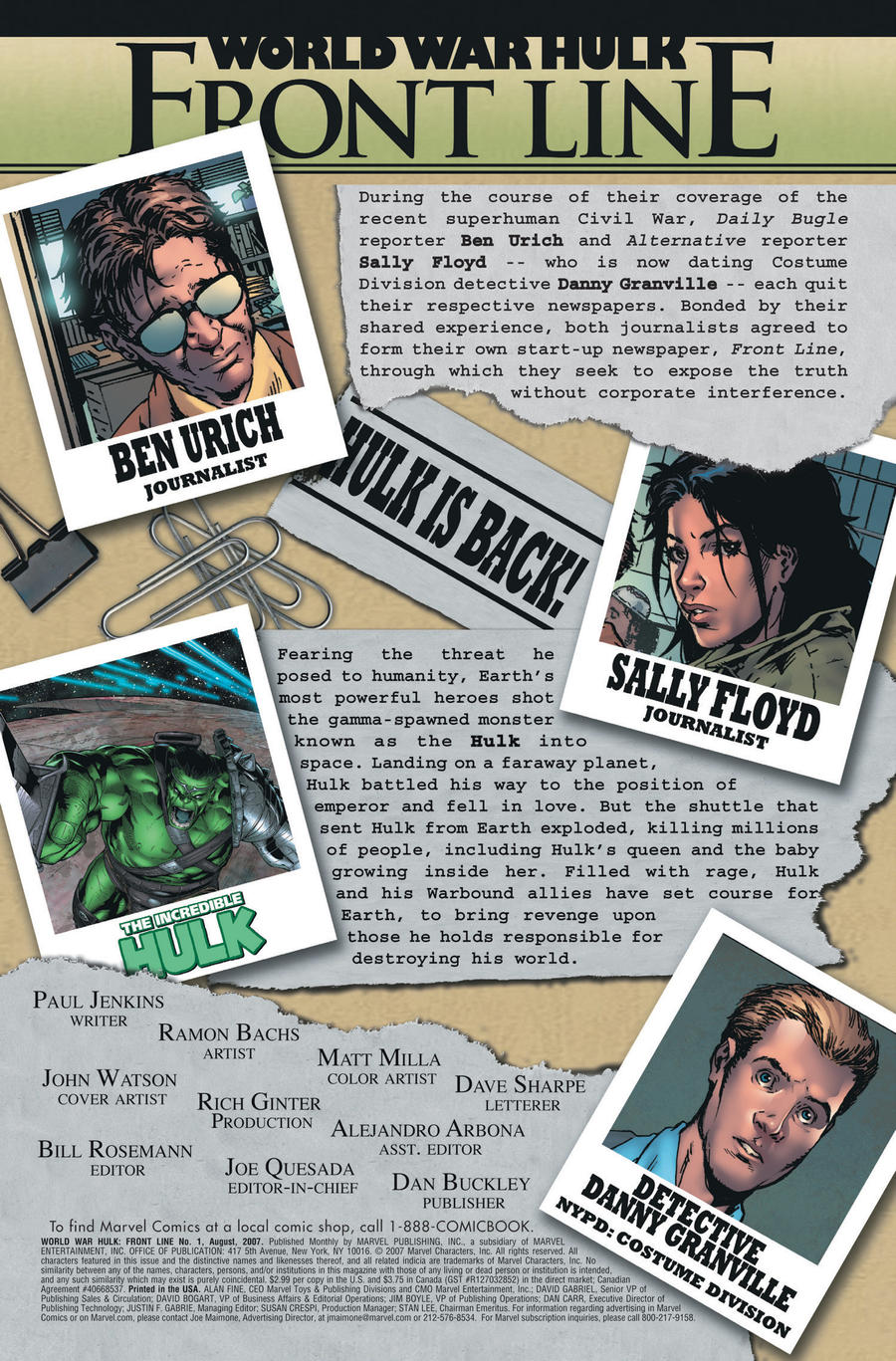 World War Hulk: Page Design