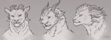 Charr face-doodles