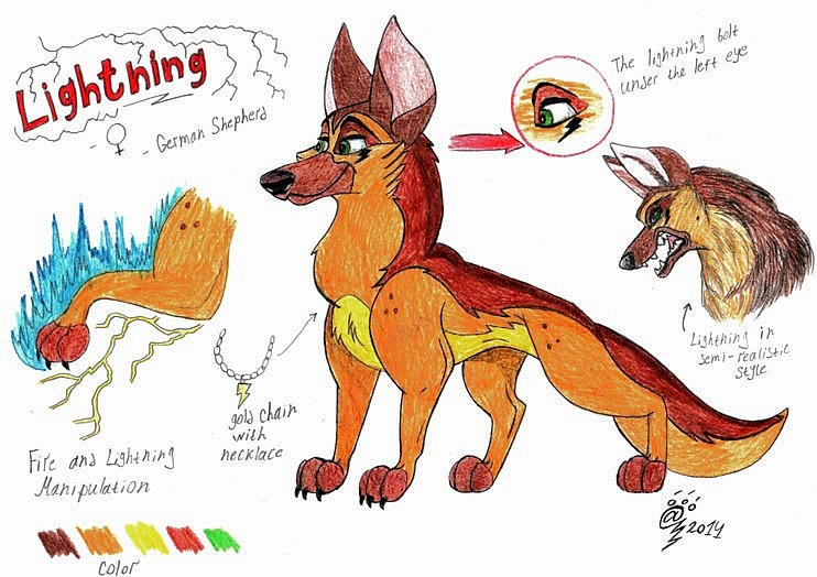Lightning Ref Sheet by LizLightningGSD on DeviantArt