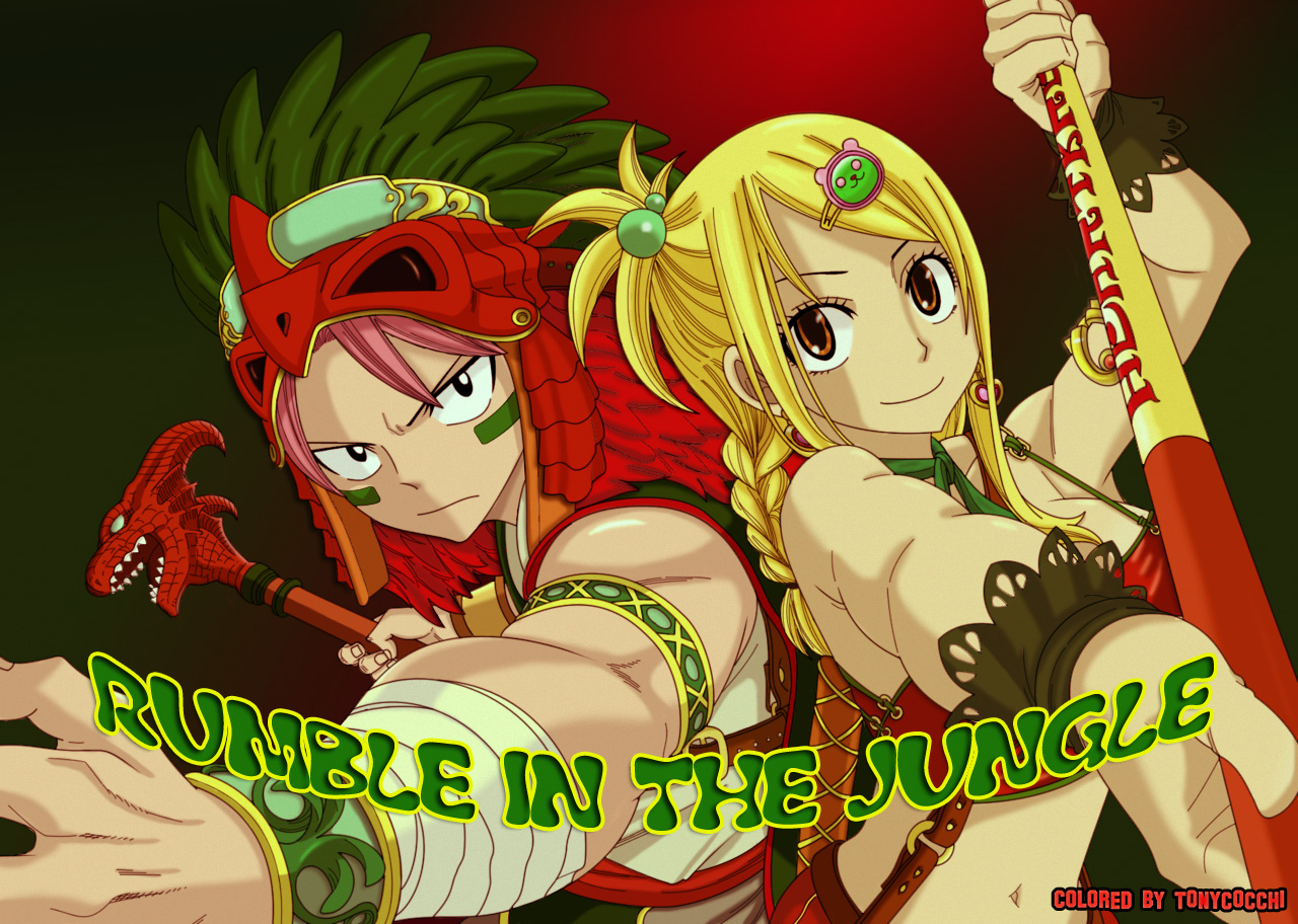 Aztec Natsu and Lucy