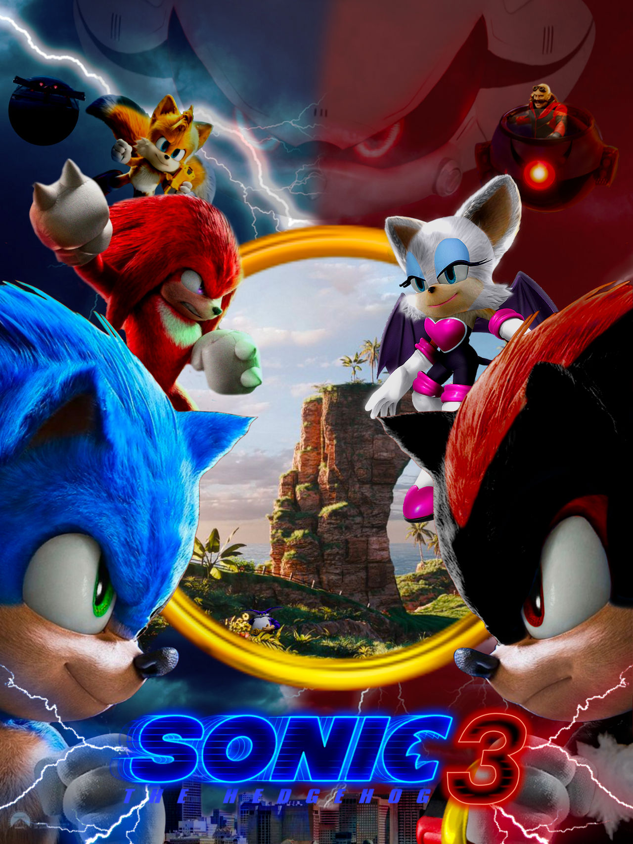Sonic The Hedgehog 2 Movie Poster - Modern Style - by Nibroc-Rock on  DeviantArt