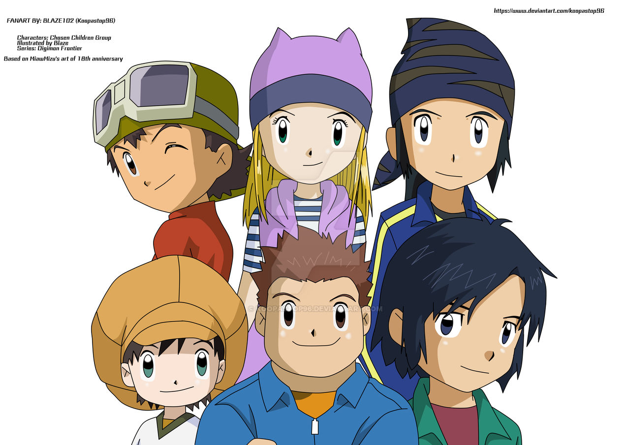 Power Rangers Digimon Frontier Deviantart Digimon Frontier Gang by Koopastop96 on DeviantArt