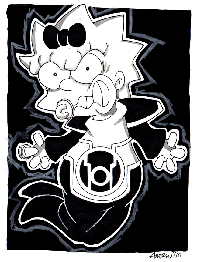 Red Lantern Maggie Simpson