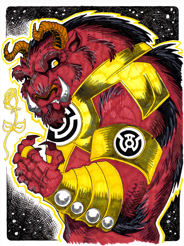 Yellow Lantern Beast