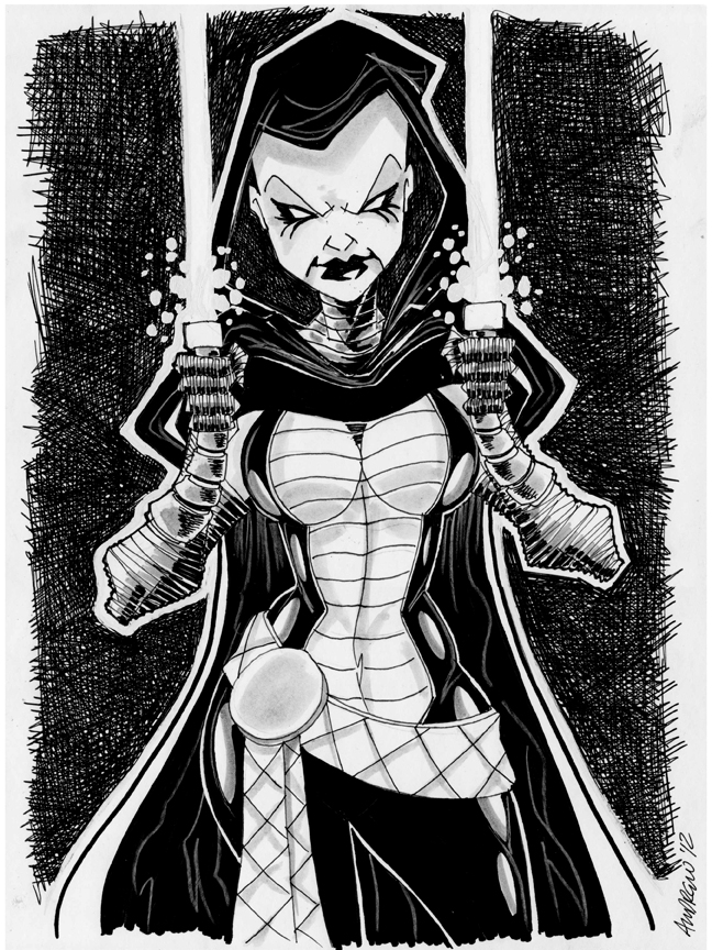 Sketch 042 of 100 ASAJJ VENTRESS