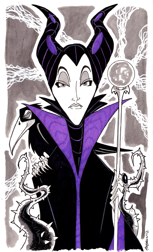 Sketch 056 of 100 MALEFICENT