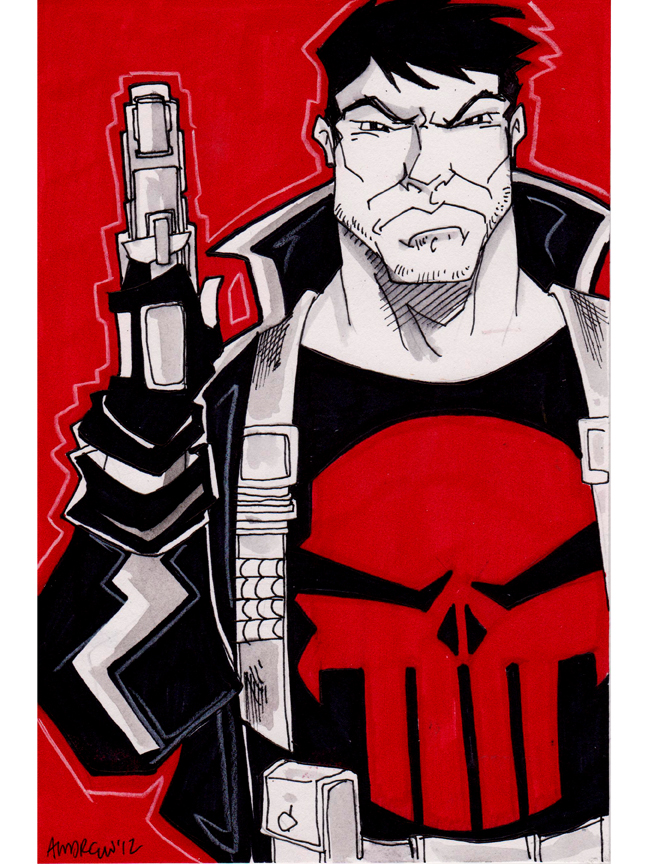 Sketch 104 of 100 PUNISHER