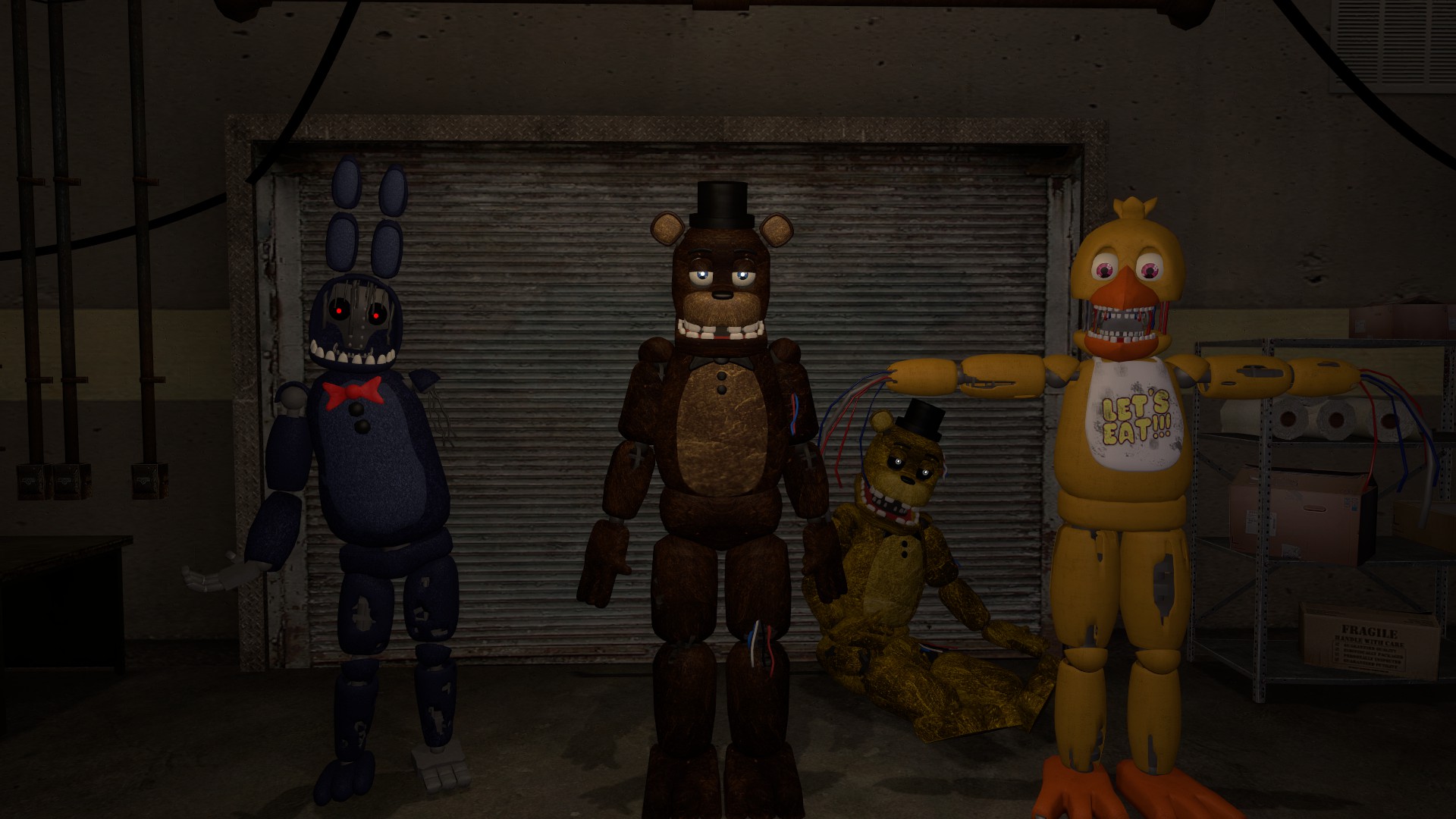 Inner Animatronics Spygineer's Old Animatronics by haloflood4 on DeviantArt