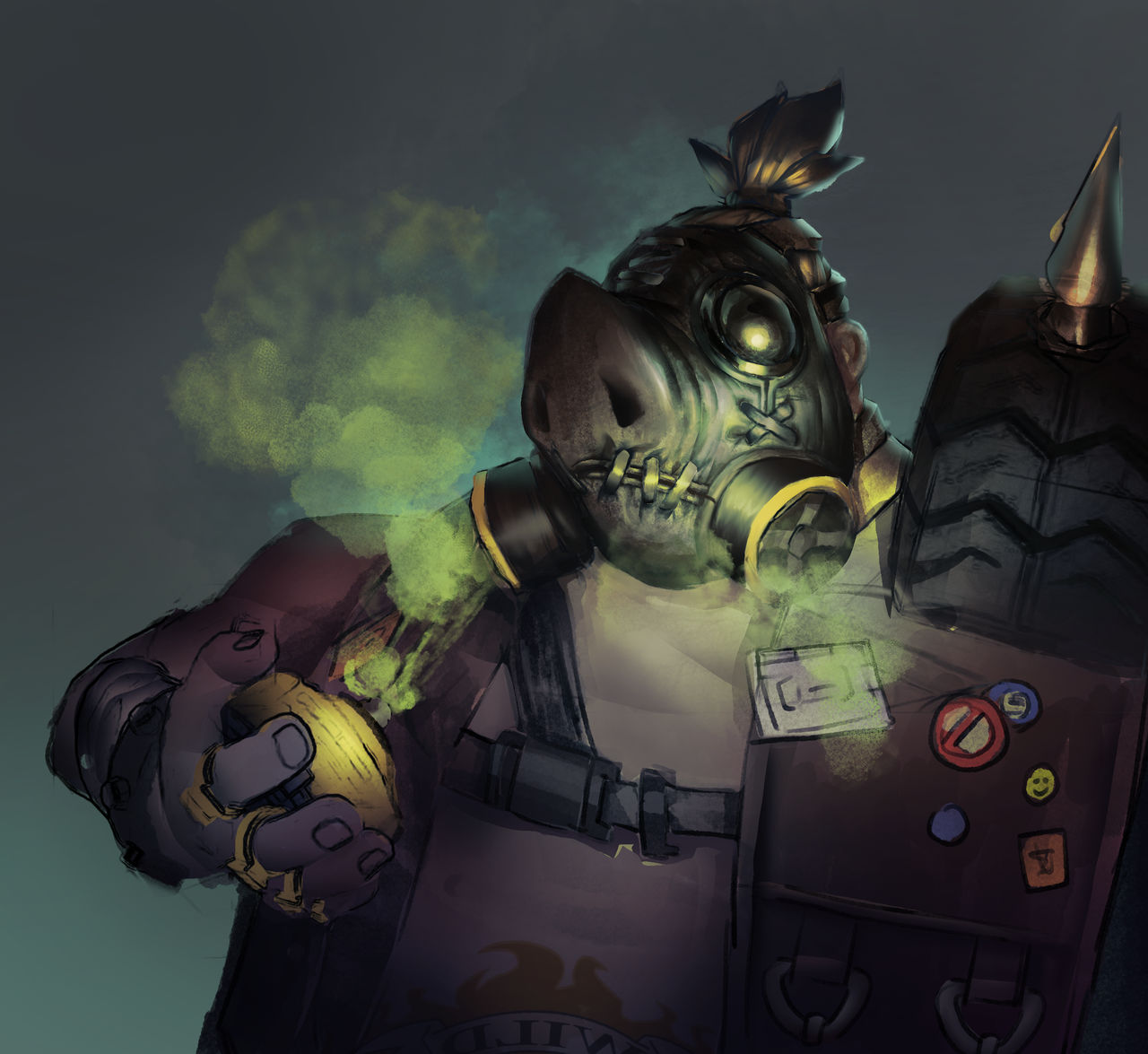 Roadhog fanart by Nhatdigitalart on DeviantArt