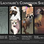 Commission Price List - Raffle Rolled