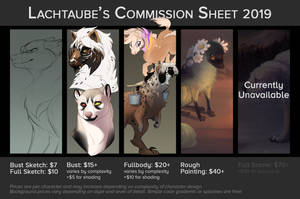 Commission Price List - Raffle Rolled