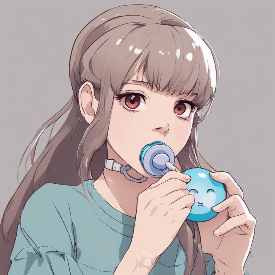 Pacifier Base Deviantart Anime woman using a pacifier by arcane-butterfly on DeviantArt