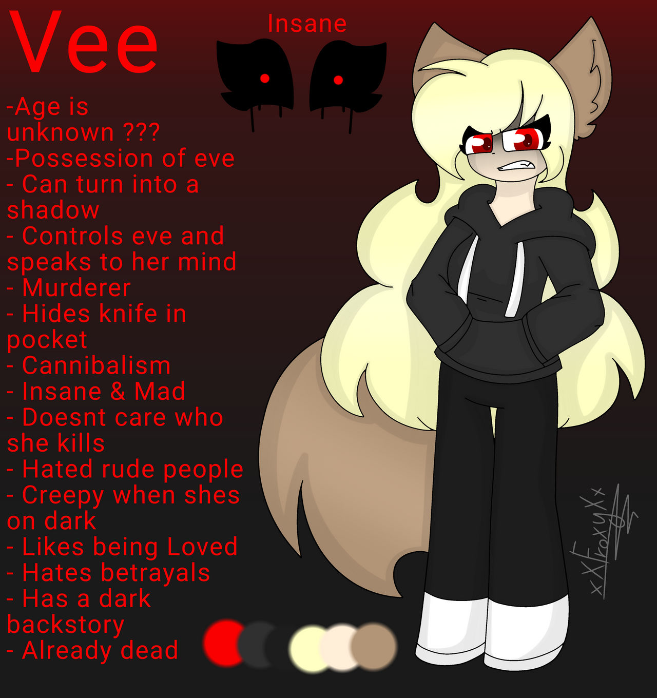 Vee Reference sheet by xXAikuniiBerryXx on DeviantArt