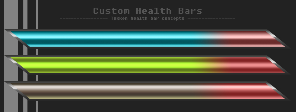 Health Bar Pattern T7 Custom Health Bars Concept Art by SirDrake89 on DeviantArt
