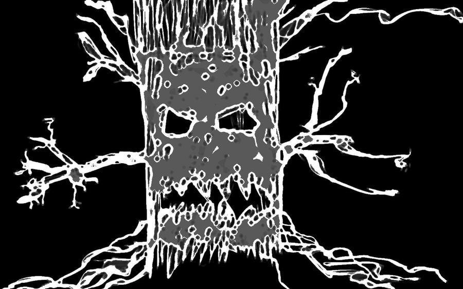 halloween demon tree 2 by Incandescenceman on DeviantArt