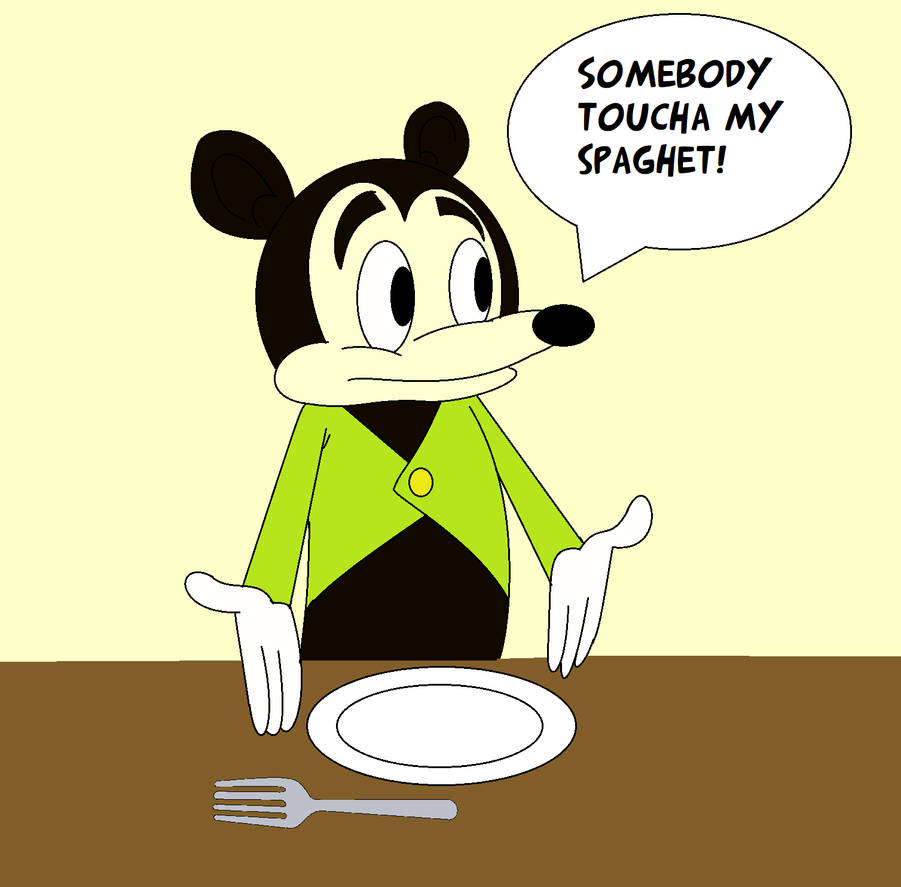 Somebody Toucha My Spaghet by amos19 on DeviantArt.