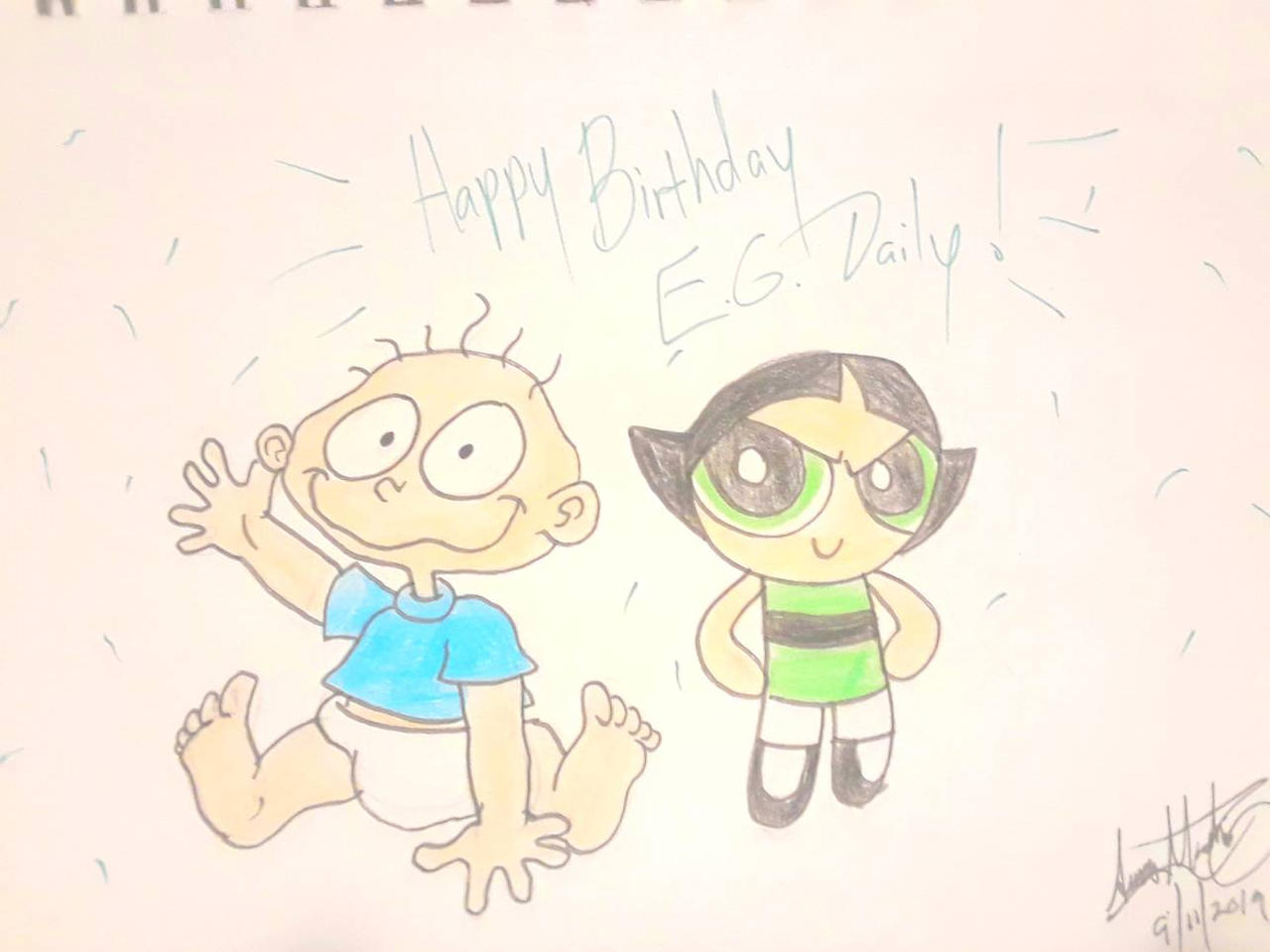 Happy Birthday E.G. Daily (2019) by ArtisticAmos on DeviantArt