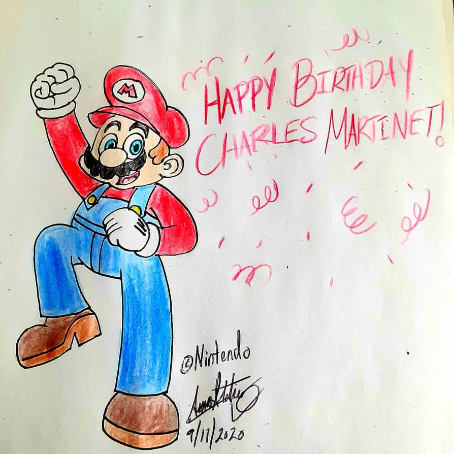 Happy Birthday Charles Martinet (2020) by ArtisticAmos on DeviantArt