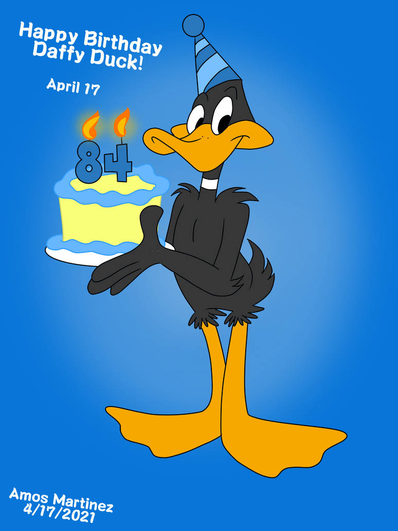 Happy Birthday Daffy Duck (2021) by ArtisticAmos on DeviantArt