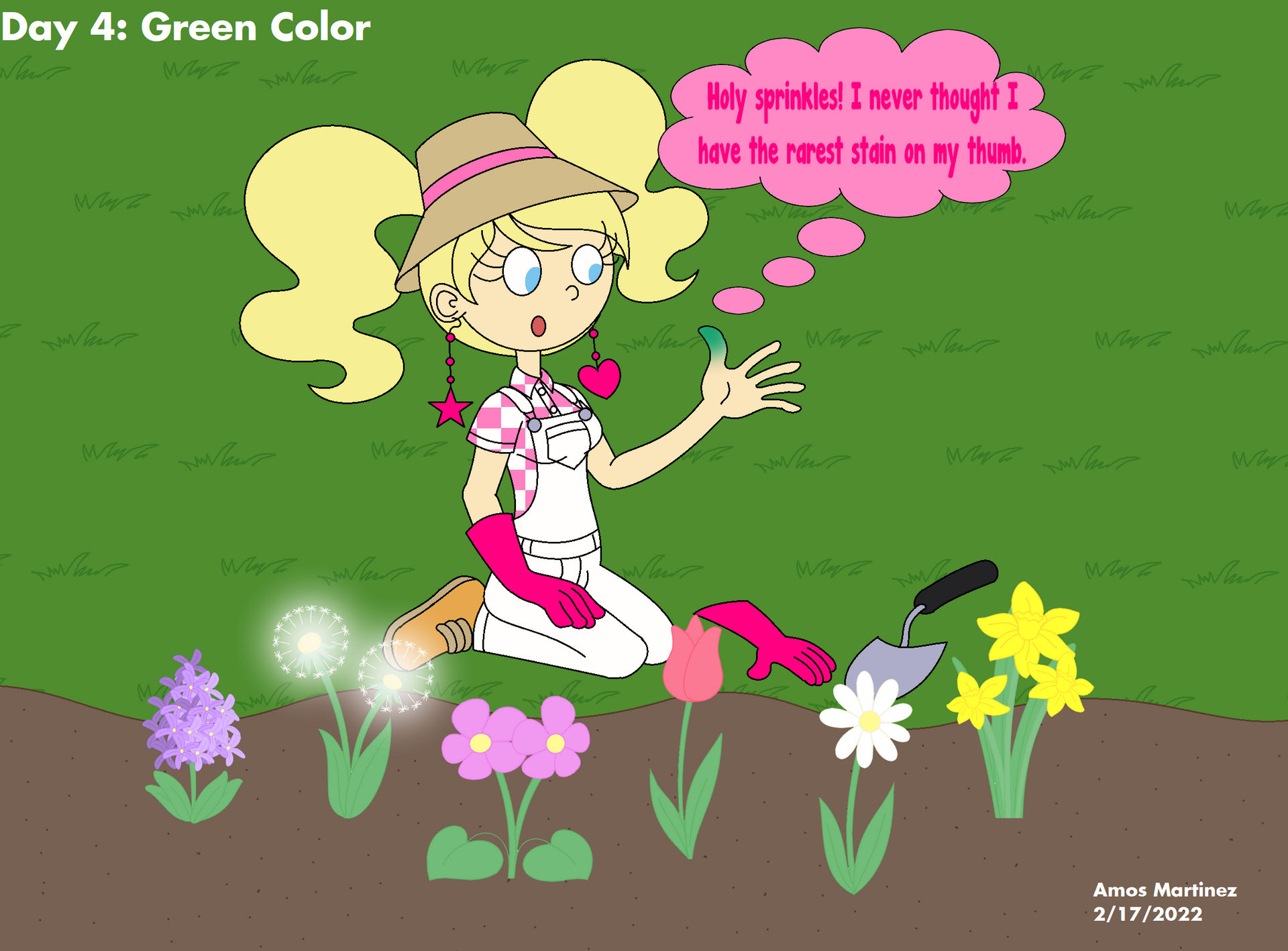 Day 4: Green Color by ArtisticAmos on DeviantArt