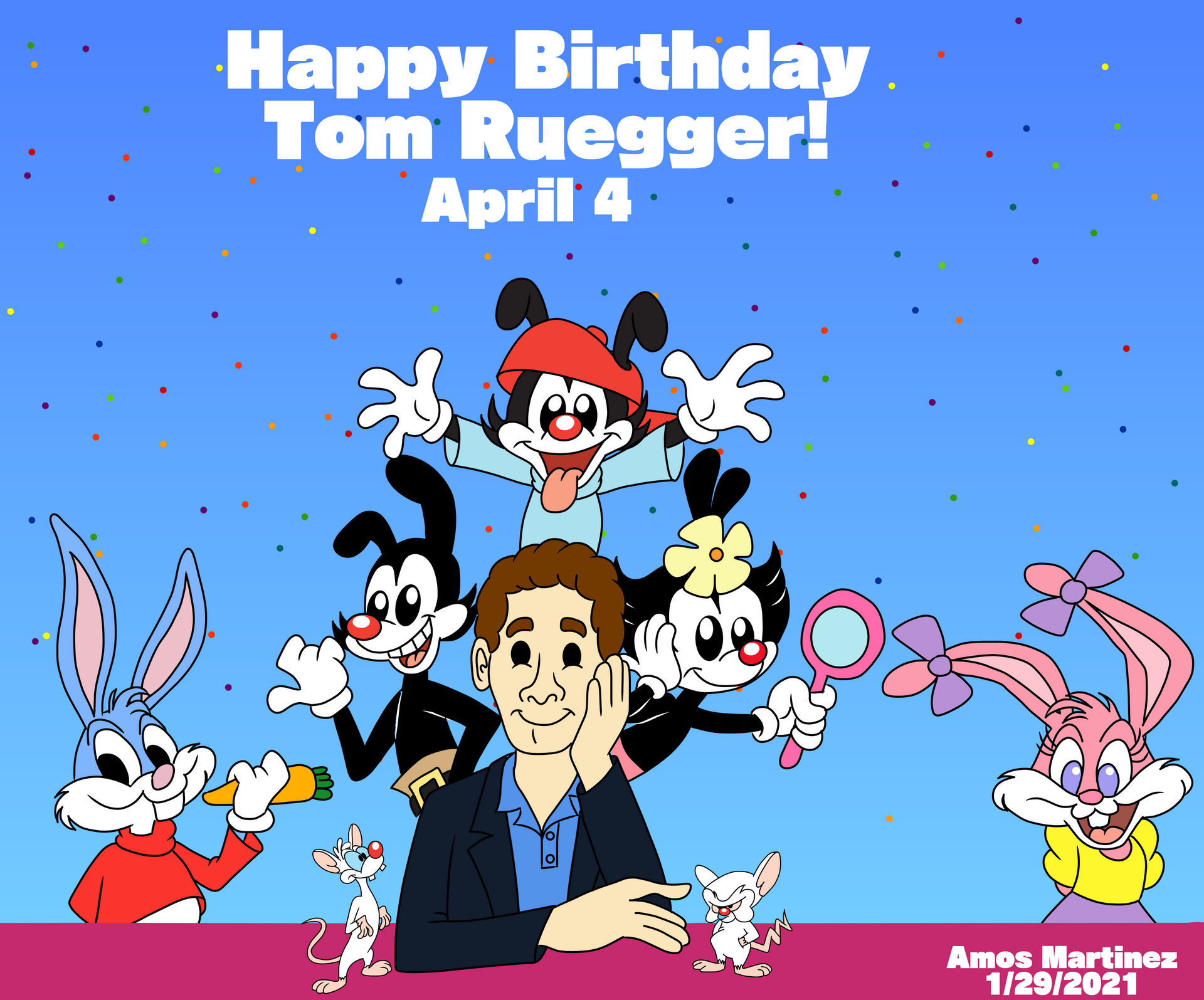 Tom Ruegger Children Happy Birthday Tom Ruegger by ArtisticAmos on DeviantArt