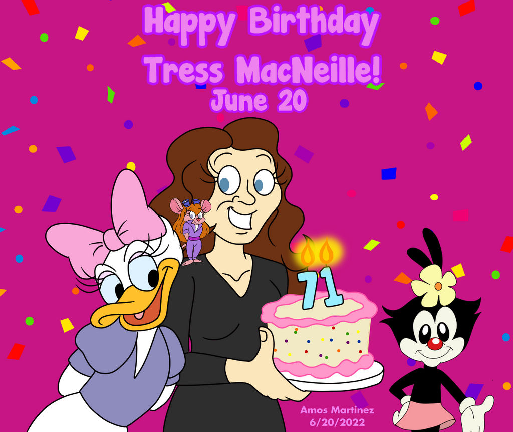Happy Birthday Tress MacNeille! (2022) by ArtisticAmos on DeviantArt