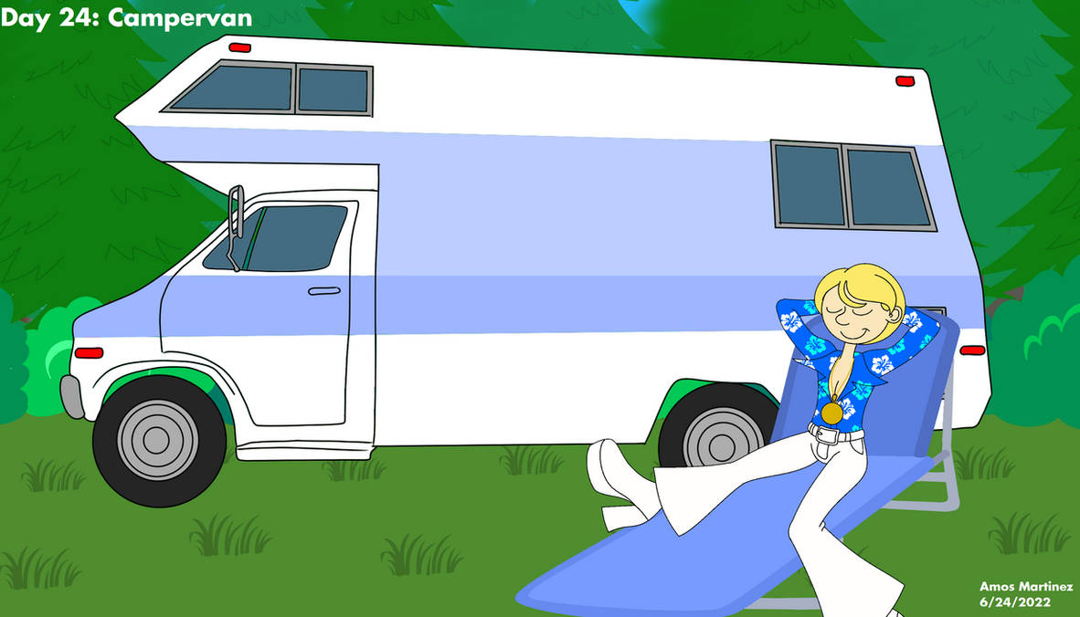 Day 24: Campervan by ArtisticAmos on DeviantArt