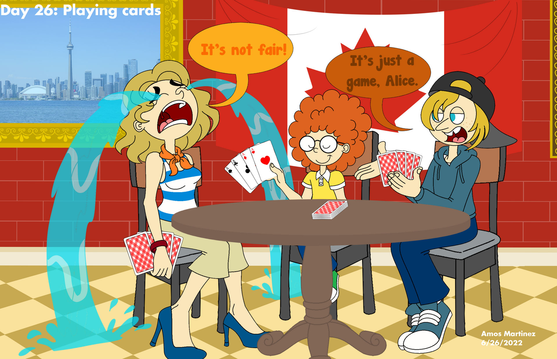 Day 26: Playing cards by ArtisticAmos on DeviantArt