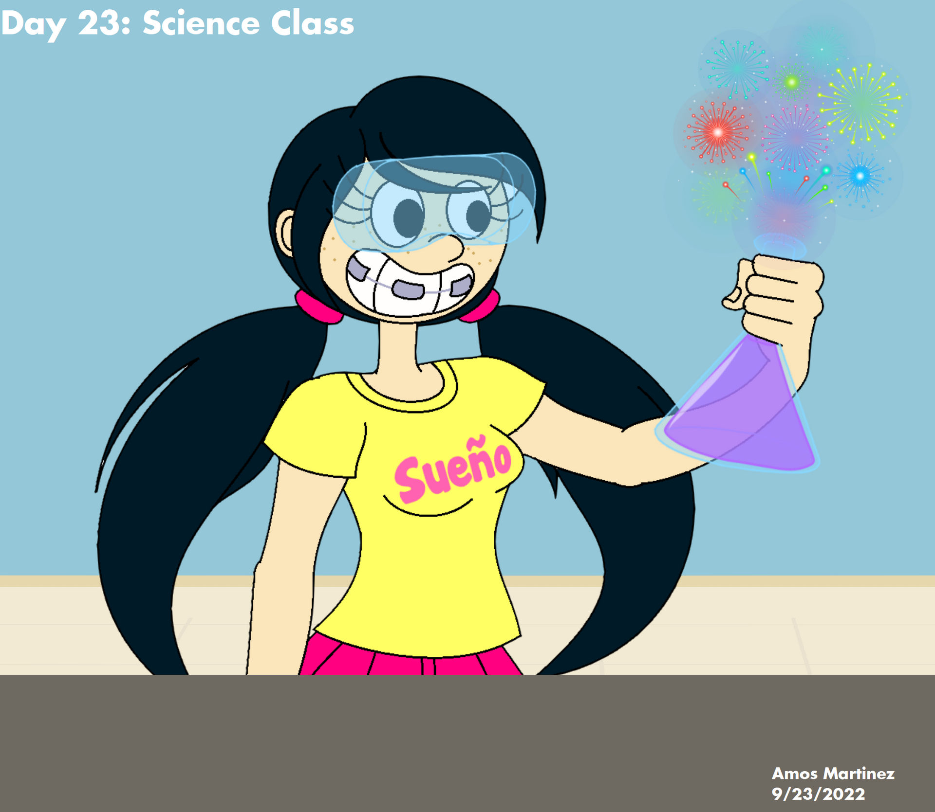 Day 23: Science Class by ArtisticAmos on DeviantArt