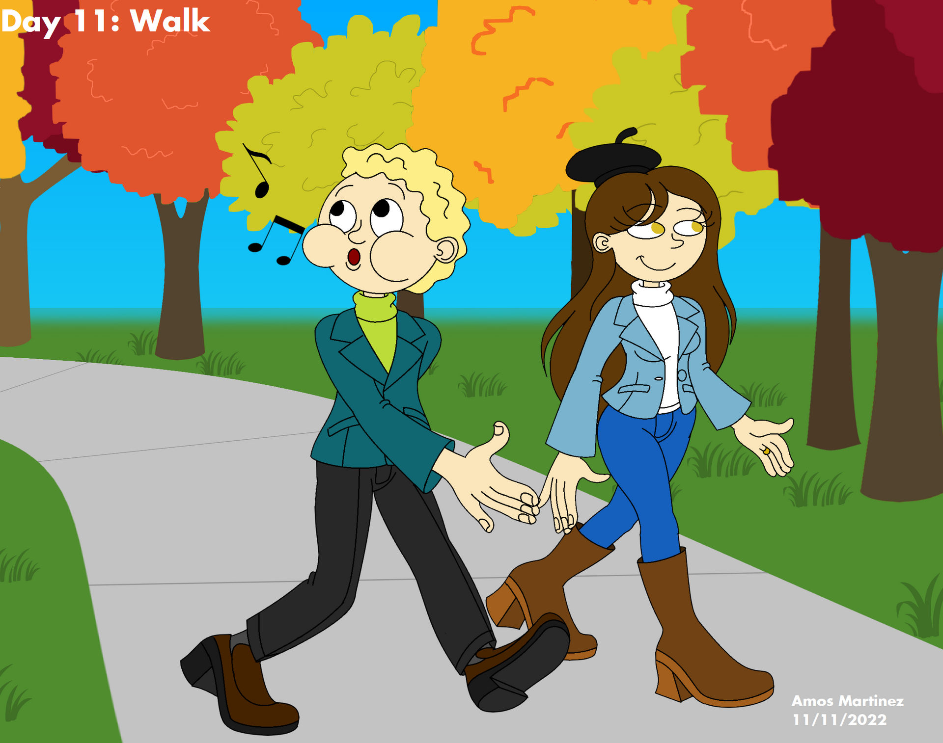 Walk Time Deviantart Day 11: Walk by ArtisticAmos on DeviantArt