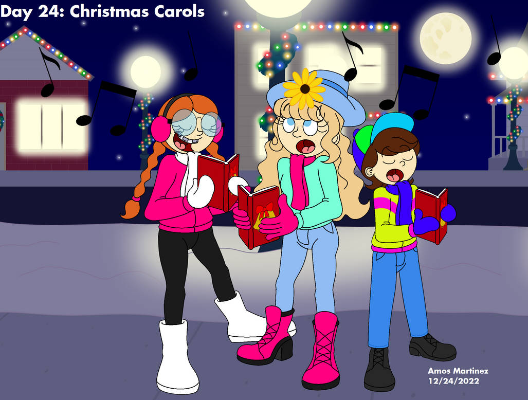 Day 24 Christmas Carols by ArtisticAmos on DeviantArt 24 Christmas Carols