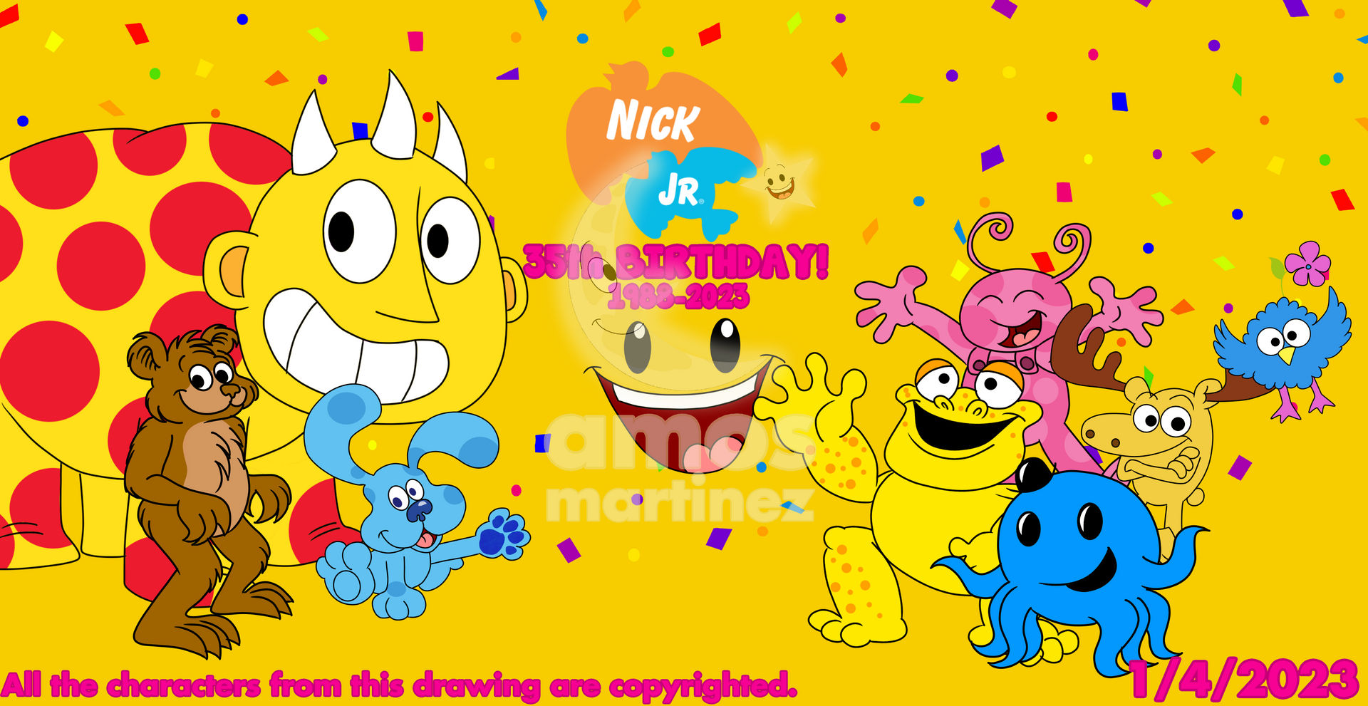 Nick Jr. 35th Anniversary! by ArtisticAmos on DeviantArt