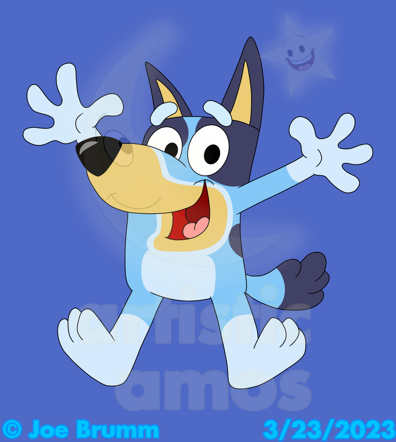 Bluey Adventure Deviantart Bluey by ArtisticAmos on DeviantArt