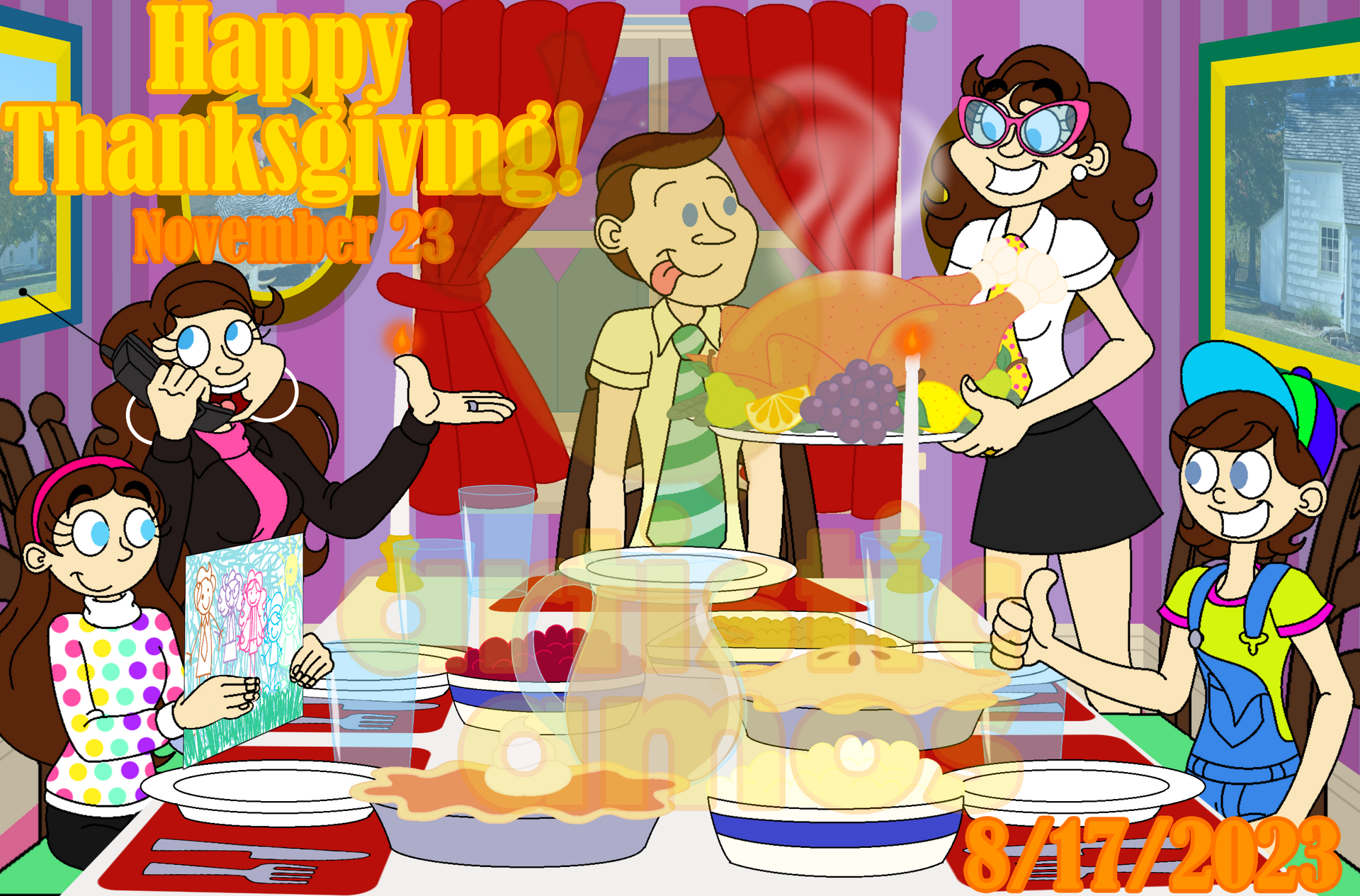 Happy Thanksgiving Day 2023! by AwesomeCraft on DeviantArt