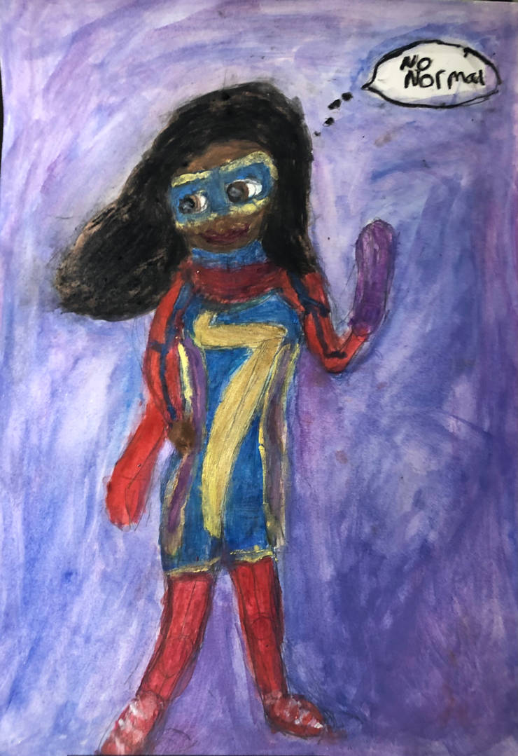 Ms. Marvel. by frozenfairy2019 on DeviantArt