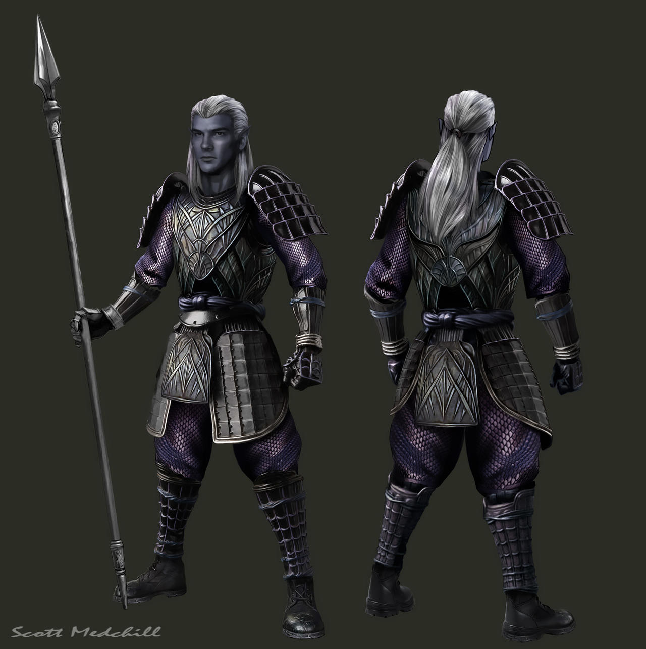 Male Drow by goatlord51 on DeviantArt