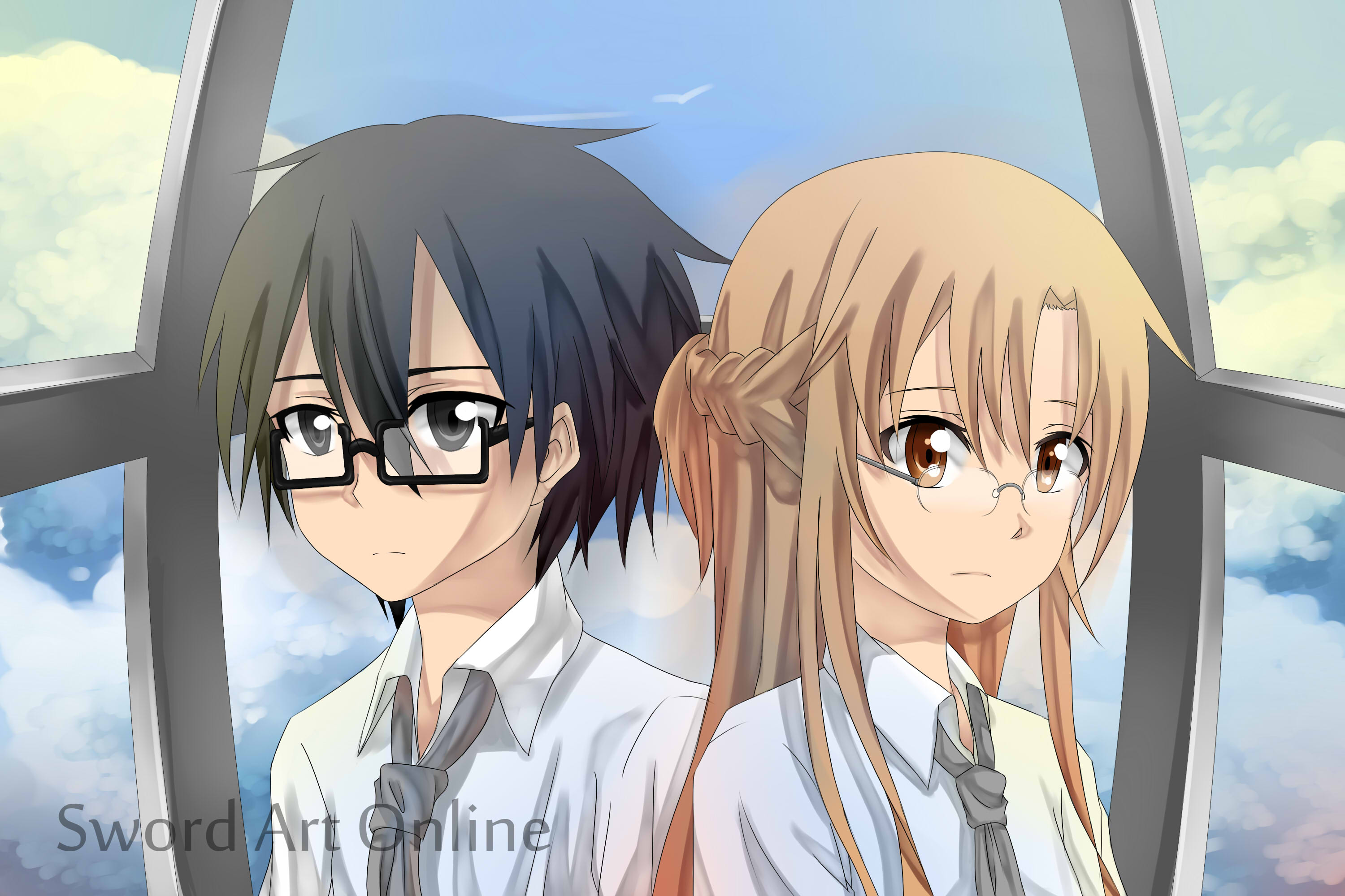 MEGANE Kirito and Asuna