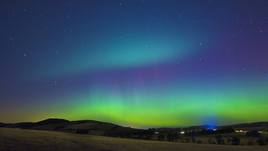 Aurora Over Auchterhouse