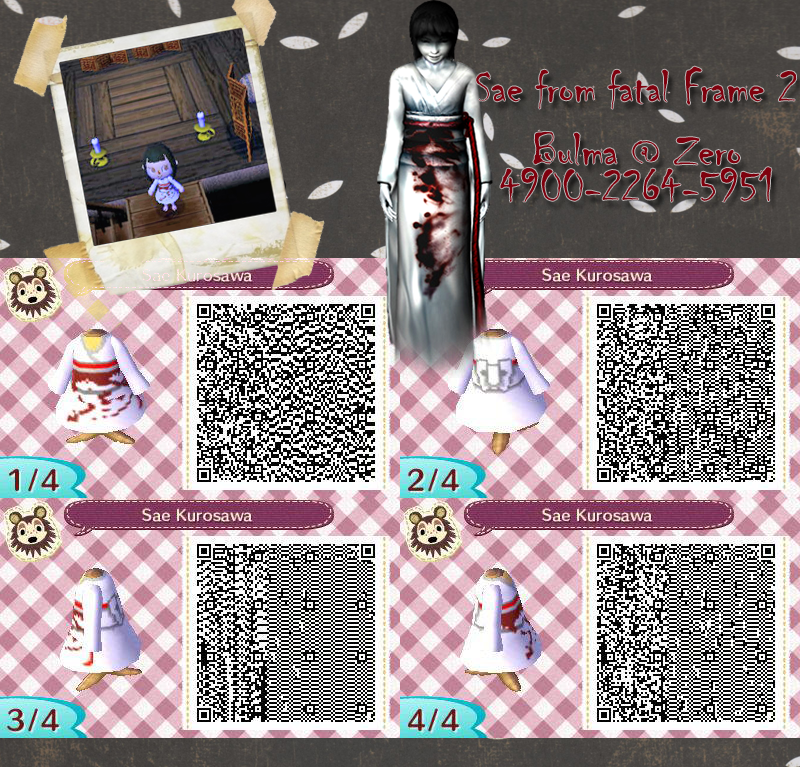 Sae QR Code for Animal Crossing: New Leaf