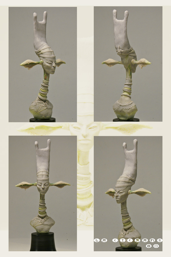 Girafe Boy - Sculpture