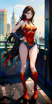 Wonder Woman AI fanart 2