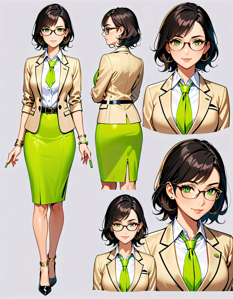 Chelsea Reid - Model Sheet 2 by Dangerman-1973 on DeviantArt