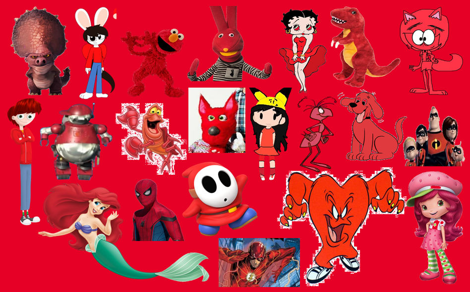 Characters Of Color Red by doradanita24 on DeviantArt