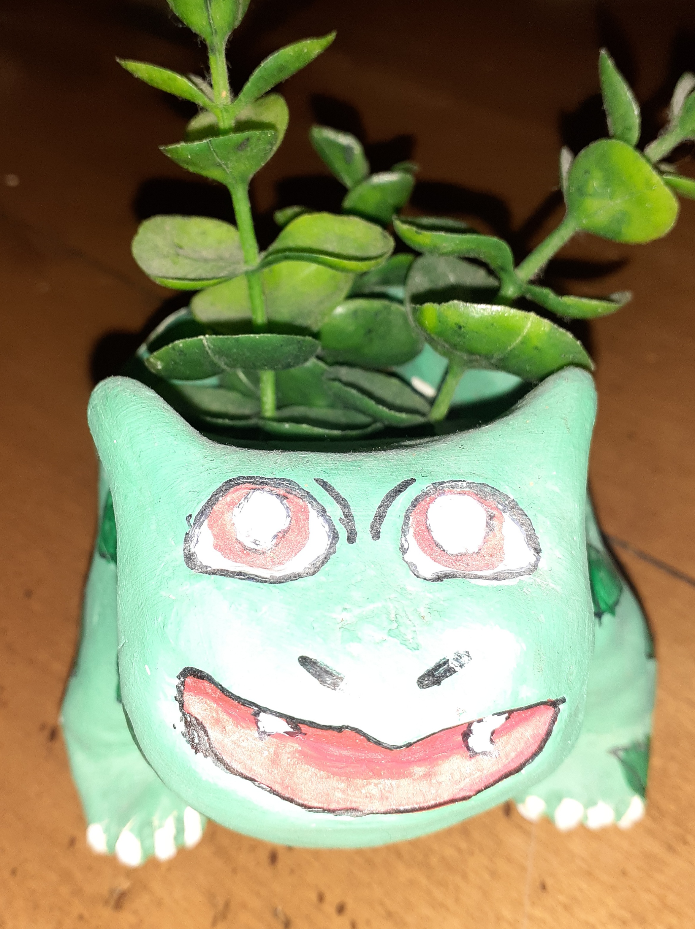 My Bulbasaur clay figure