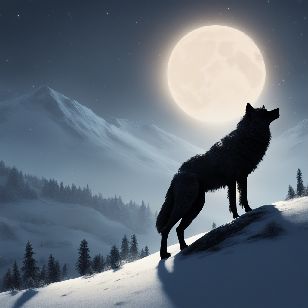 In the moonight