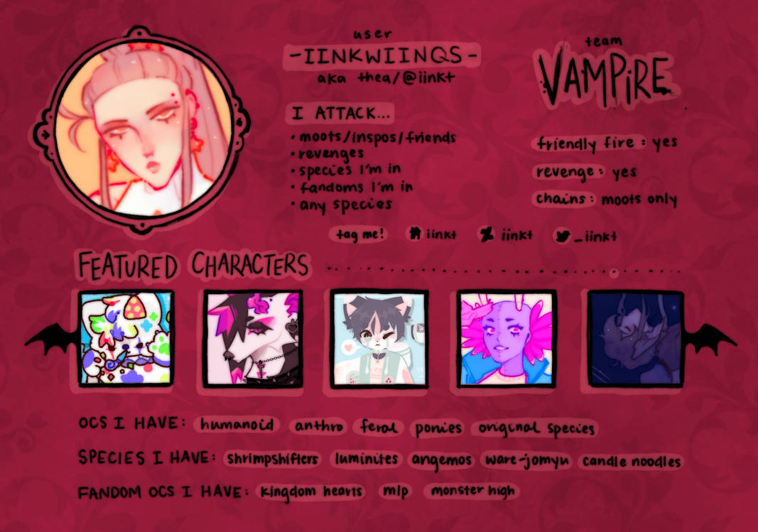 2023 Artfight Profile! by iinkt on DeviantArt
