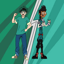 Izuku Midoriya and Mike