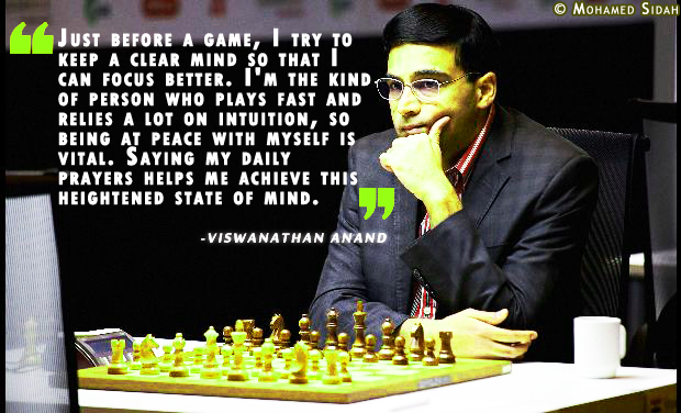 Viswanathan Anand Quote: “I don't know how many calories an